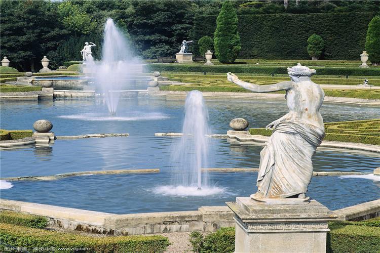 噴泉水景