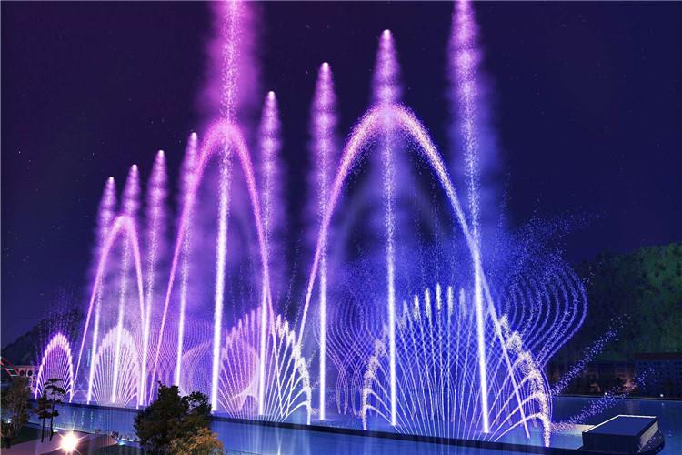 音樂水景噴泉的風格能在特定程度上反映出花園風格